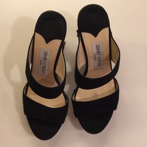 Jimmy Choo Wooden Sandals size 37